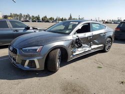 Salvage cars for sale at Rancho Cucamonga, CA auction: 2023 Audi A5 Premium Plus 45