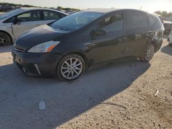 Salvage cars for sale at San Antonio, TX auction: 2013 Toyota Prius V