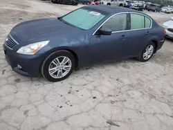 Salvage cars for sale at Indianapolis, IN auction: 2013 Infiniti G37