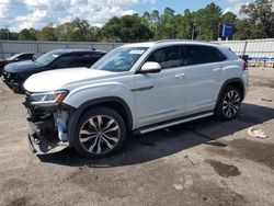 Salvage cars for sale at Eight Mile, AL auction: 2020 Volkswagen Atlas Cross Sport SEL Premium R-Line