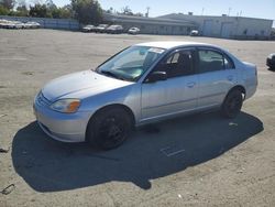 Salvage cars for sale from Copart Martinez, CA: 2002 Honda Civic LX