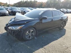 Nissan salvage cars for sale: 2021 Nissan Sentra SV