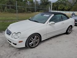 Flood-damaged cars for sale at auction: 2007 Mercedes-Benz CLK 350