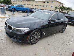 Salvage cars for sale at Opa Locka, FL auction: 2019 BMW 530 I