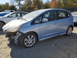 Salvage cars for sale from Copart Waldorf, MD: 2009 Honda FIT Sport