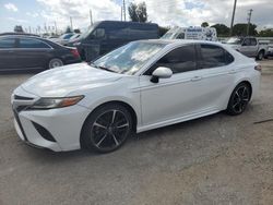 Salvage cars for sale at Miami, FL auction: 2019 Toyota Camry XSE