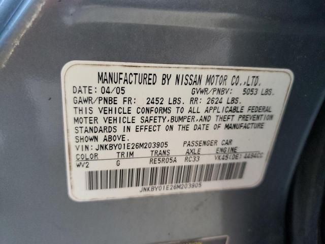 2006 Infiniti M45 Base