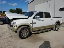 Salvage cars for sale at Tifton, GA auction: 2013 Dodge RAM 1500 Longhorn