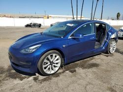 Salvage Cars with No Bids Yet For Sale at auction: 2018 Tesla Model 3