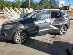 Salvage cars for sale at Gaston, SC auction: 2018 Ford Escape Titanium