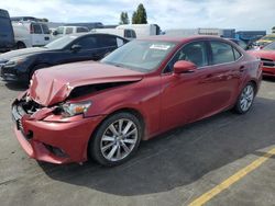 Salvage cars for sale at Hayward, CA auction: 2014 Lexus IS 250