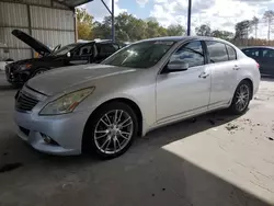 Salvage cars for sale at Cartersville, GA auction: 2011 Infiniti G37 Base