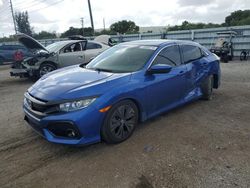 Salvage cars for sale at Miami, FL auction: 2019 Honda Civic EX