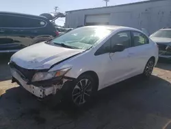 Salvage cars for sale at Chicago Heights, IL auction: 2013 Honda Civic EX