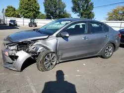 KIA rio lx Vehiculos salvage en venta: 2022 KIA Rio LX