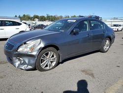 2011 Infiniti G37 en venta en Pennsburg, PA