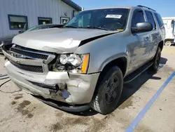 Salvage cars for sale at Pekin, IL auction: 2007 Chevrolet Tahoe K1500