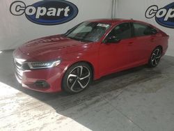 Salvage cars for sale from Copart San Diego, CA: 2021 Honda Accord Sport