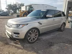 Salvage cars for sale at Riverview, FL auction: 2015 Land Rover Range Rover Sport HSE