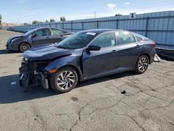 Honda salvage cars for sale: 2018 Honda Civic EX