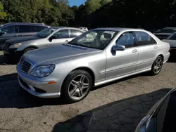 Mercedes-Benz S 500 salvage cars for sale: 2006 Mercedes-Benz S 500