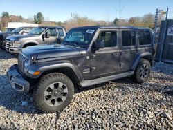 Jeep salvage cars for sale: 2018 Jeep Wrangler Unlimited Sahara