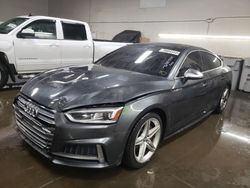 Salvage cars for sale at Elgin, IL auction: 2018 Audi S5 Premium Plus