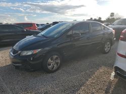 Honda salvage cars for sale: 2013 Honda Civic LX