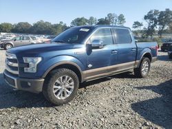 Salvage cars for sale at Byron, GA auction: 2017 Ford F150 Supercrew