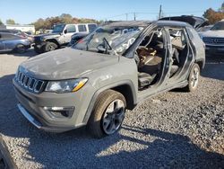 Jeep salvage cars for sale: 2020 Jeep Compass Limited