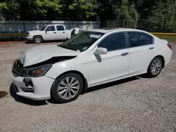 Salvage cars for sale at Greenwell Springs, LA auction: 2013 Honda Accord EXL