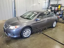 Salvage cars for sale at Casper, WY auction: 2014 Honda Accord EXL