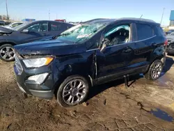 2019 Ford Ecosport Titanium en venta en Woodhaven, MI