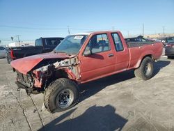 Salvage trucks for sale at Sun Valley, CA auction: 1990 Toyota Pickup 1/2 TON Extra Long Wheelbase SR5