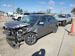 Salvage cars for sale at auction: 2021 KIA Rio LX