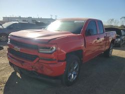 Chevrolet salvage cars for sale: 2017 Chevrolet Silverado K1500 Custom