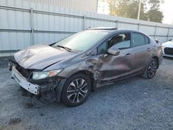 Salvage cars for sale from Copart Gastonia, NC: 2013 Honda Civic EX