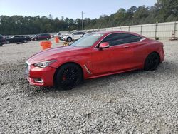 Salvage cars for sale at Ellenwood, GA auction: 2017 Infiniti Q60 RED Sport 400