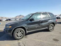 Salvage cars for sale at North Las Vegas, NV auction: 2005 BMW X5 3.0I