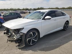 Salvage cars for sale at Fresno, CA auction: 2018 Honda Accord LX