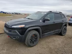 Salvage cars for sale from Copart Rocky View County, AB: 2016 Jeep Cherokee Trailhawk