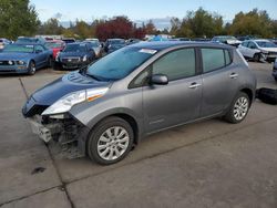 Nissan Leaf salvage cars for sale: 2015 Nissan Leaf S