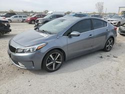 Salvage cars for sale from Copart Kansas City, KS: 2018 KIA Forte EX