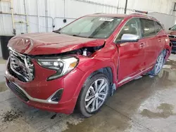 Salvage cars for sale at Avon, MN auction: 2018 GMC Terrain Denali