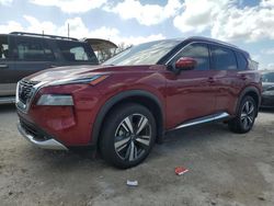 Salvage cars for sale at Riverview, FL auction: 2022 Nissan Rogue Platinum