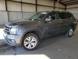 Salvage cars for sale at Pennsburg, PA auction: 2018 Volkswagen Atlas SE