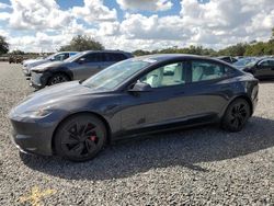 Salvage cars for sale at Riverview, FL auction: 2024 Tesla Model 3