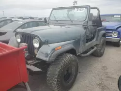 Salvage cars for sale at Riverview, FL auction: 1983 Jeep Jeep CJ7