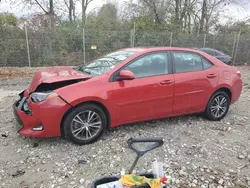 Salvage cars for sale at Cicero, IN auction: 2018 Toyota Corolla L