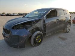 Salvage cars for sale at San Antonio, TX auction: 2019 KIA Sportage LX